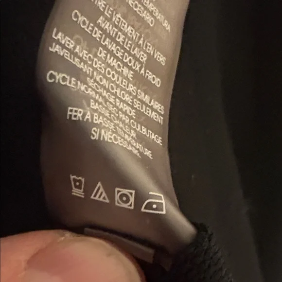 Calvin Klein Black Long Sleeve sweatshirt Dress size Women’s M Like new - Picture 9 of 10